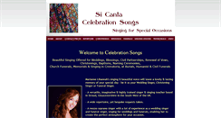Desktop Screenshot of celebrationsongs.net